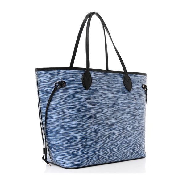 LOUIS VUITTON  Epi Neverfull MM Denim Light - Picture 2 of 3